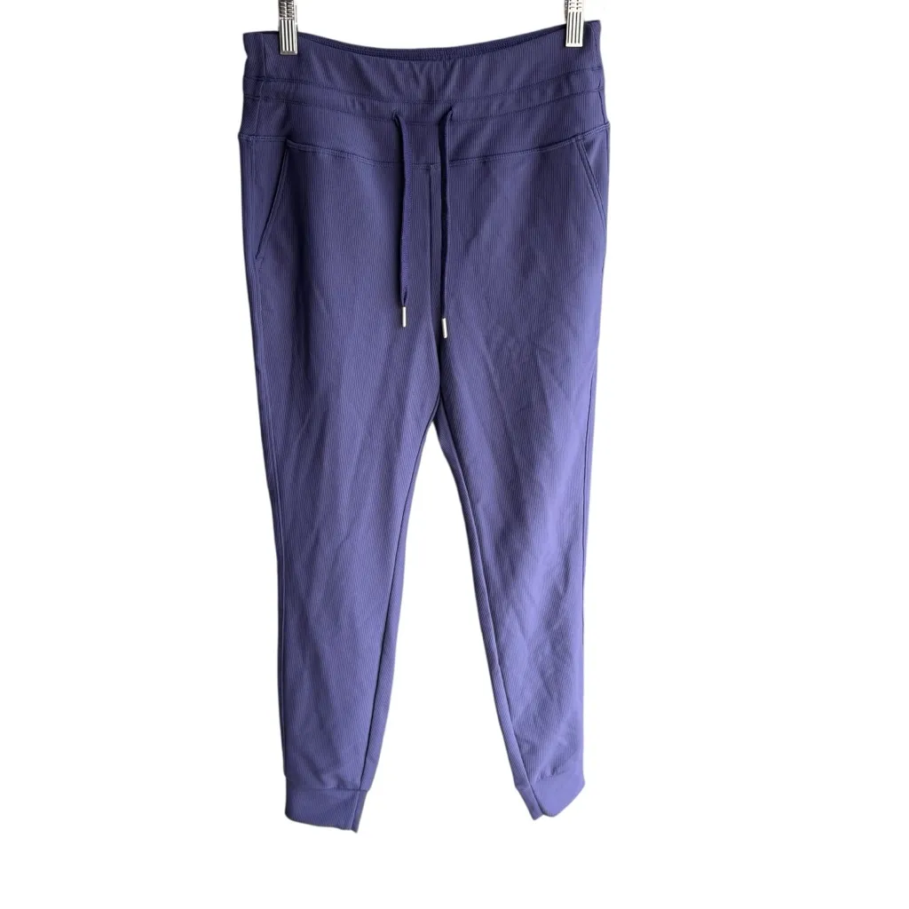 HALARA - NWT Play It My Way Ribbed Track Pants Blue Sz M - Image 2