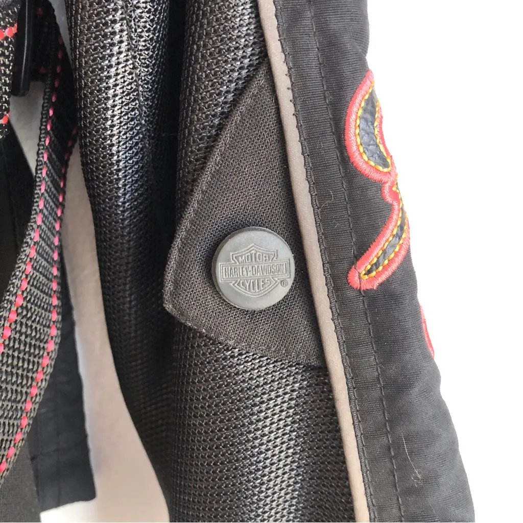 Harley Davidson jacket size xl riding gear motorcycle y2k vibes - Image 7