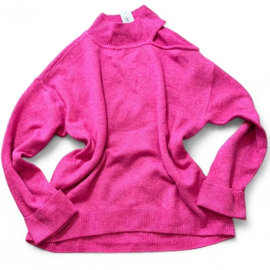 Mock Neck Shoulder Cutout Top‎ - Image 2
