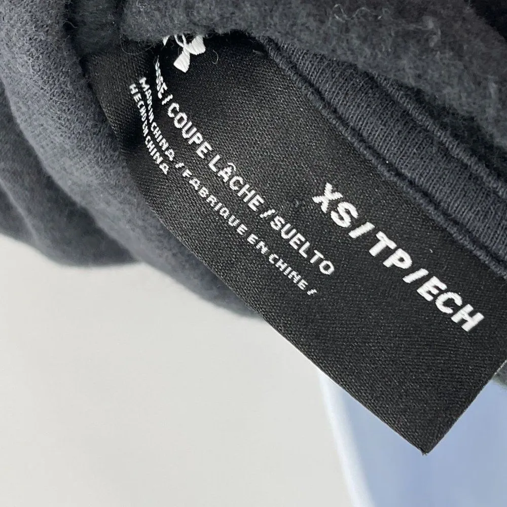 Under Armour Loose Oversized Cowl Neck Sweatshirt Hoodie Black XS - Image 29