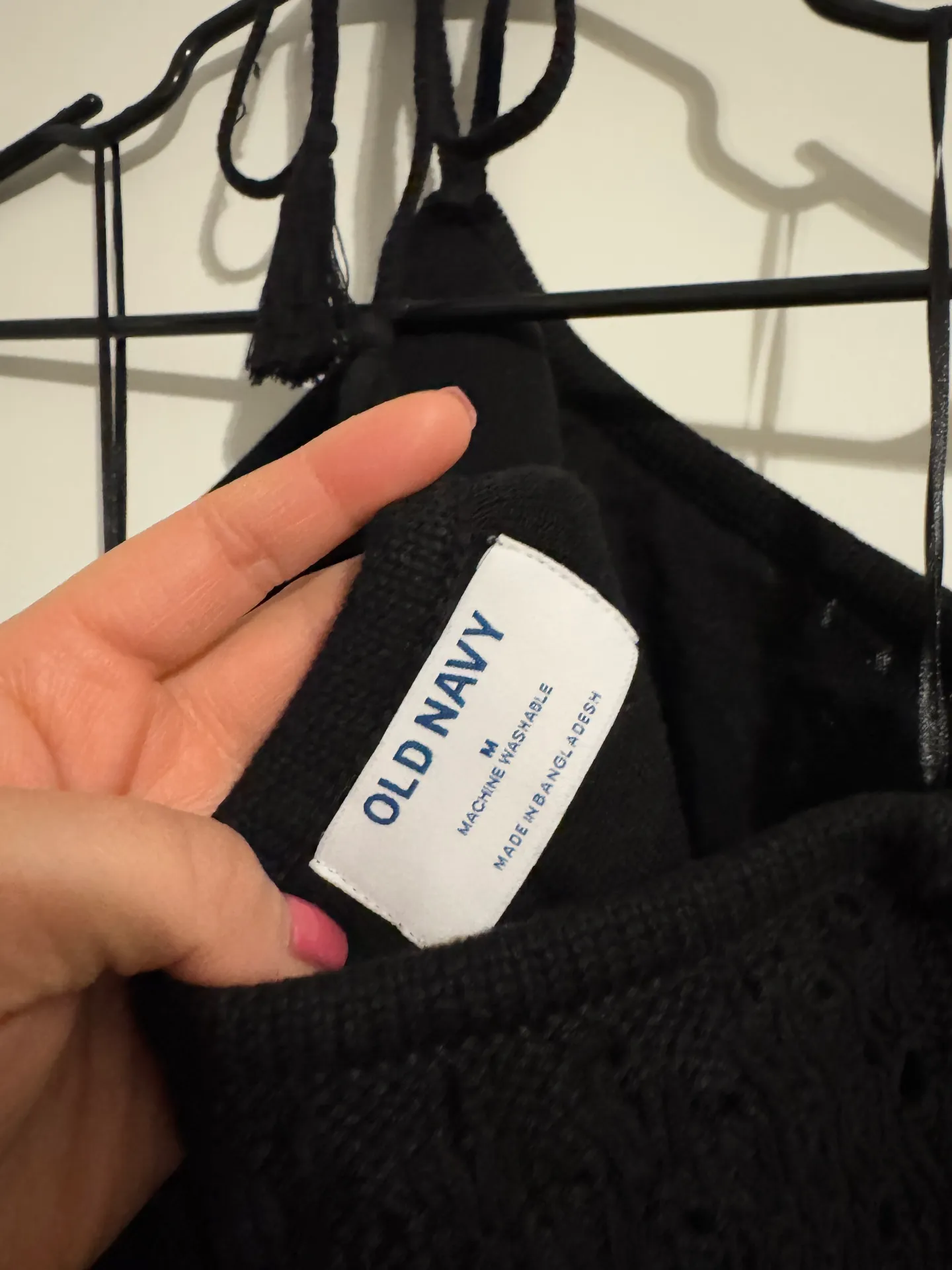 Black Crochet Dress - Image 4