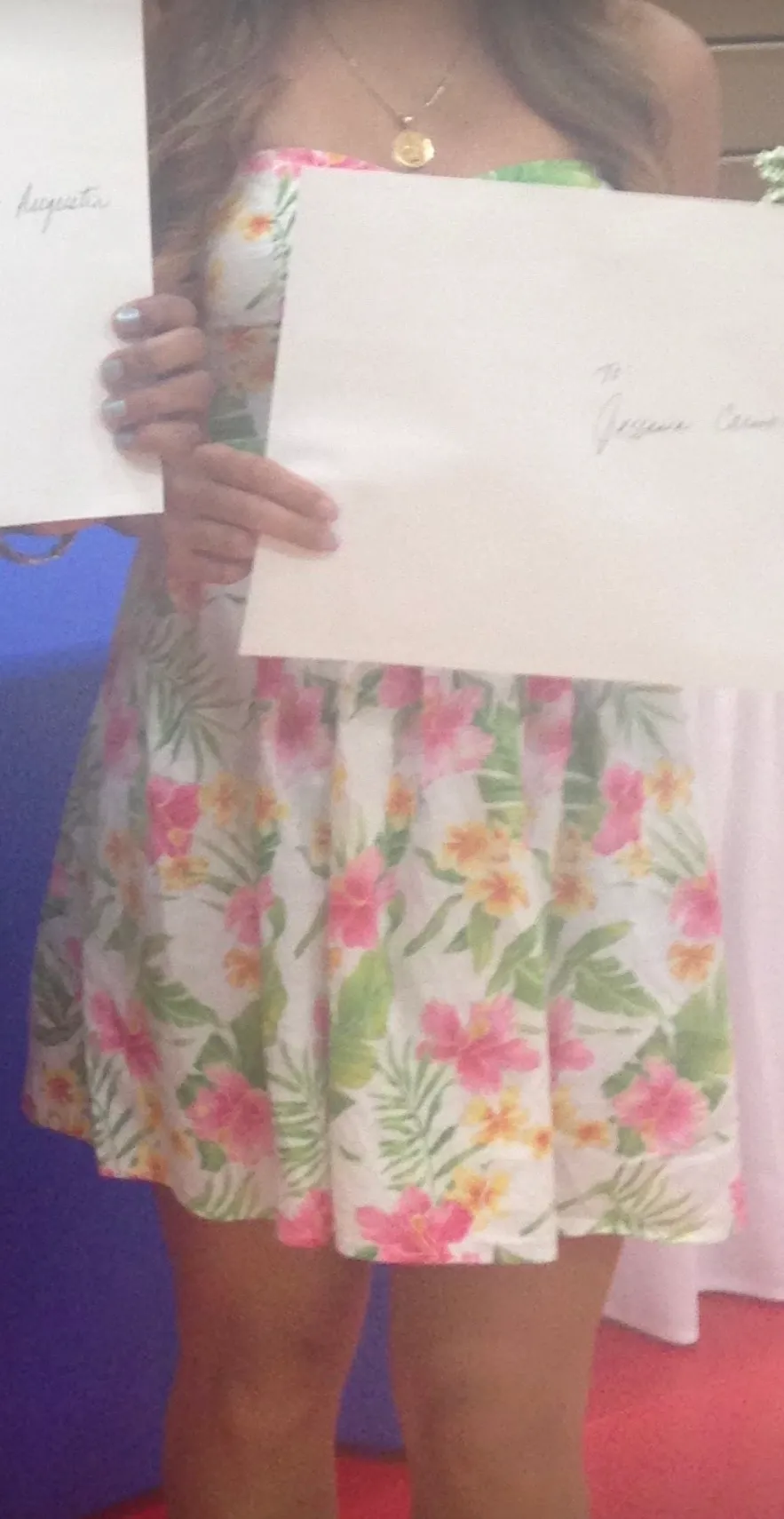 Floral Strapless Dress Multi - Image 2