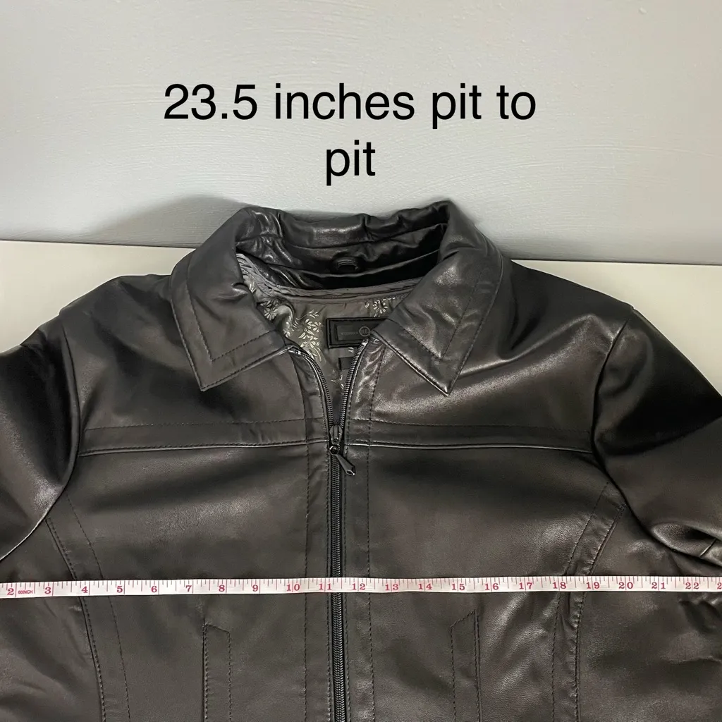 Wilson's Leather Black Jacket W/ Removable Thinsulate Vest - Image 5