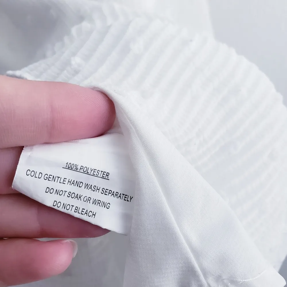 Saints + Secrets Swiss Dot Ruffle Belle Sleeve Mini Dress - Image 9