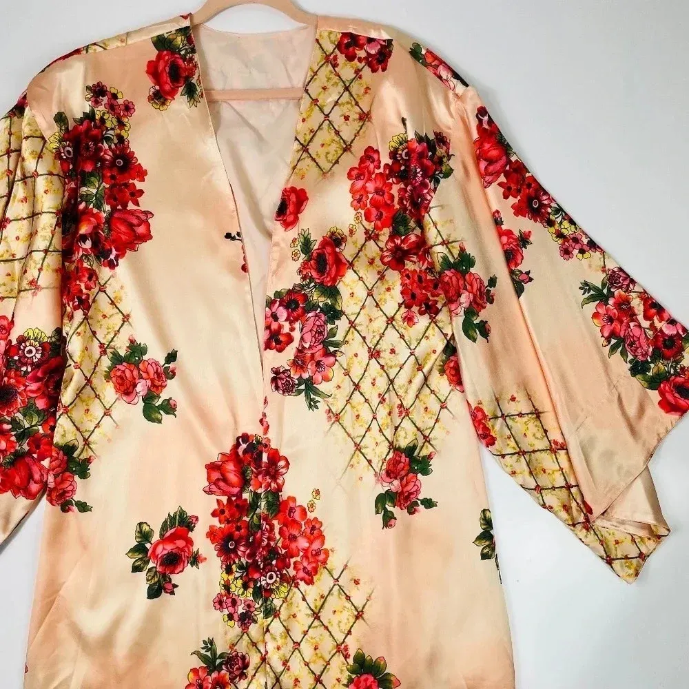 Asos Design Printed Soft‎ Kimono Size 4 - Image 5