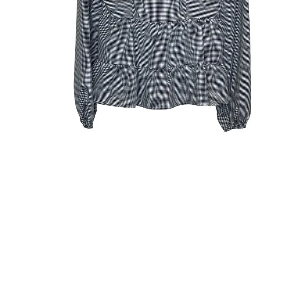 Hyfve Women's Top Square Neck Puff Sleeves Long Sleeve Elastic Wrists Small NWOT - Image 5