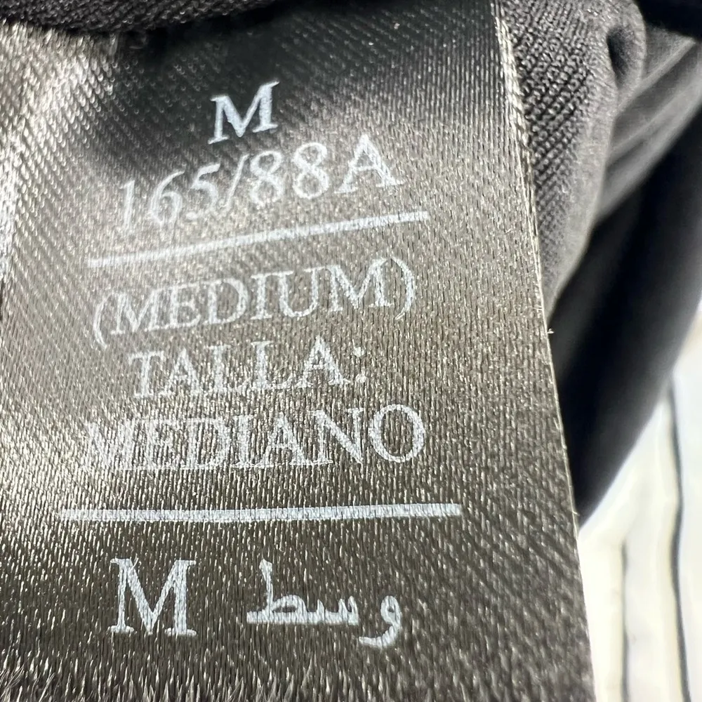 All Saints side ruched cowl neck M black stretch batwing dolman sleeve dress - Image 6