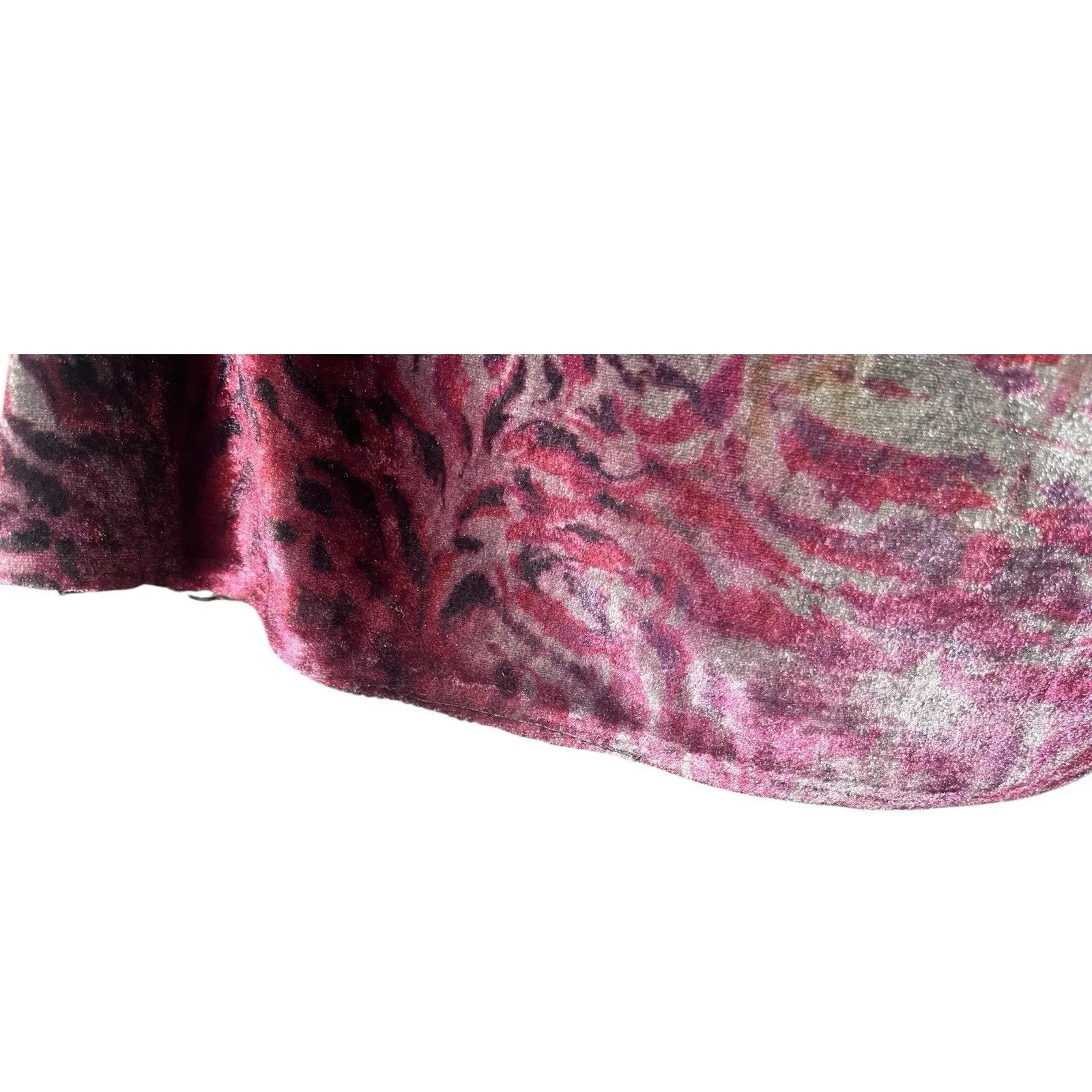 Live and Let Live Top Women Petite Small Top Velvet Sequin Purple Whimsygoth y2k - Image 7