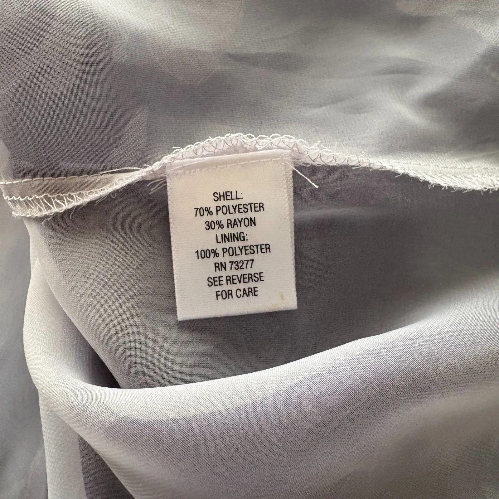 Simply Vera Vera‎ Wang Floral Burnout Tank Top Blue Layered Spring Size Large - Image 4