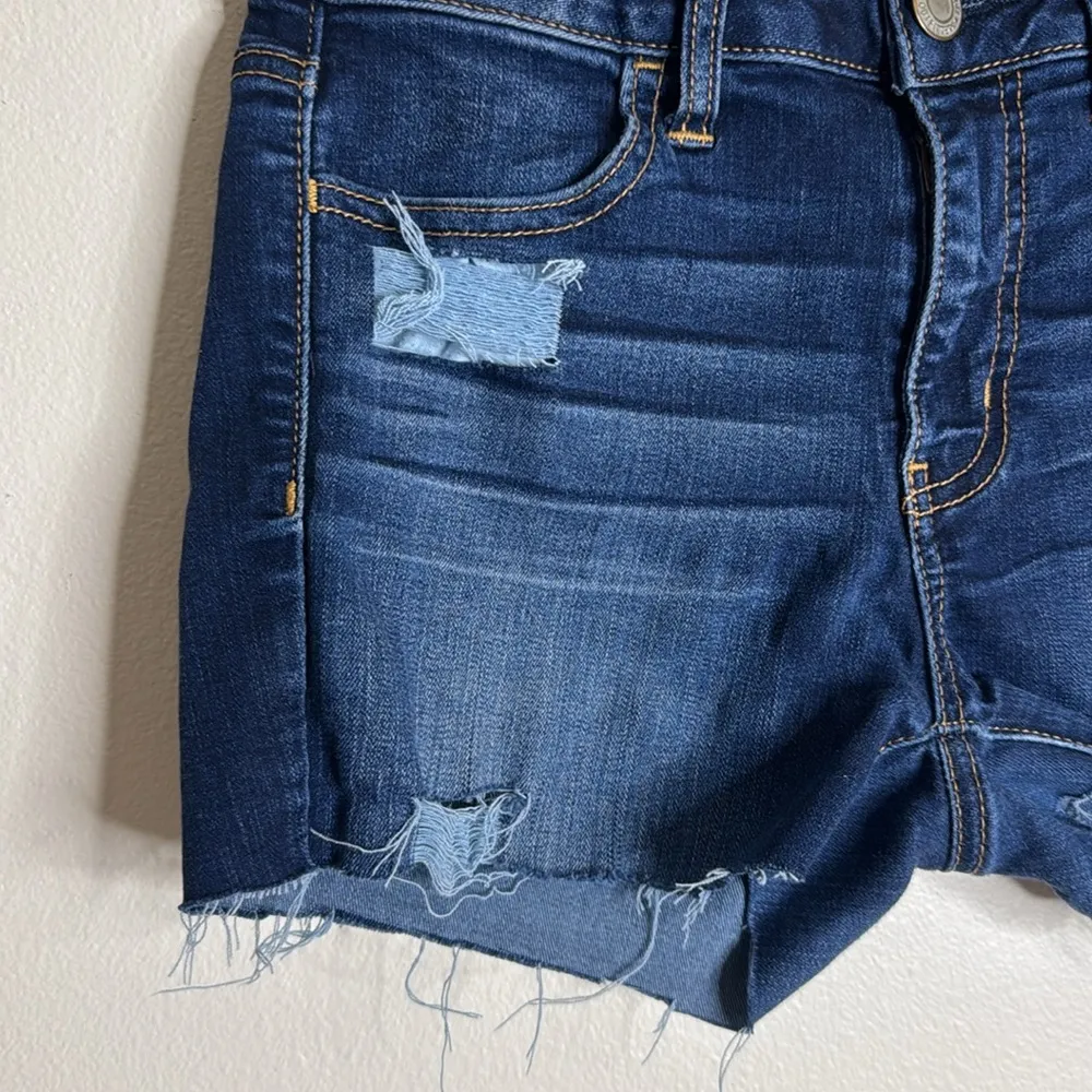 American eagle ladies hi rise super stretch jegging cutoff shorts distressed 4 - Image 2