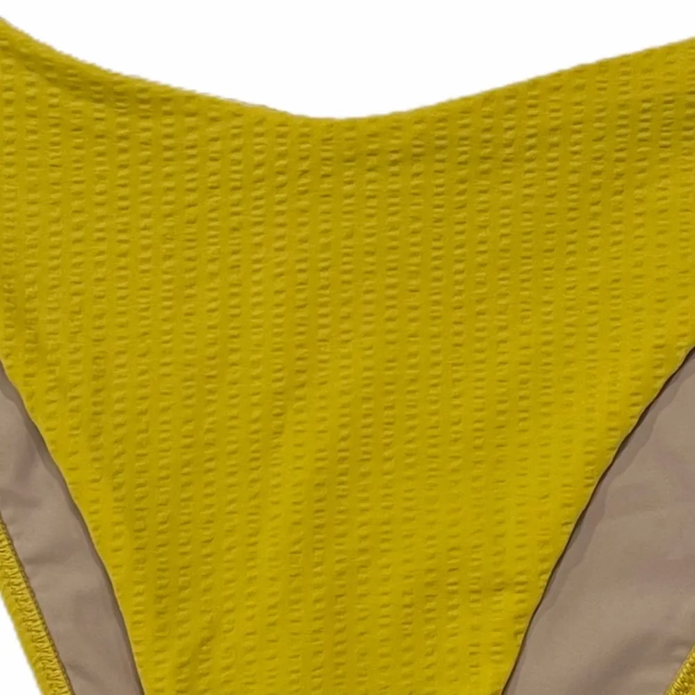 Lululemon Drifting Tides Skimpy Bottom Yellow Size XL - Image 5