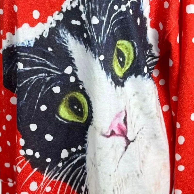 Funny Ugly Christmas Sweater Large Red - Image 2