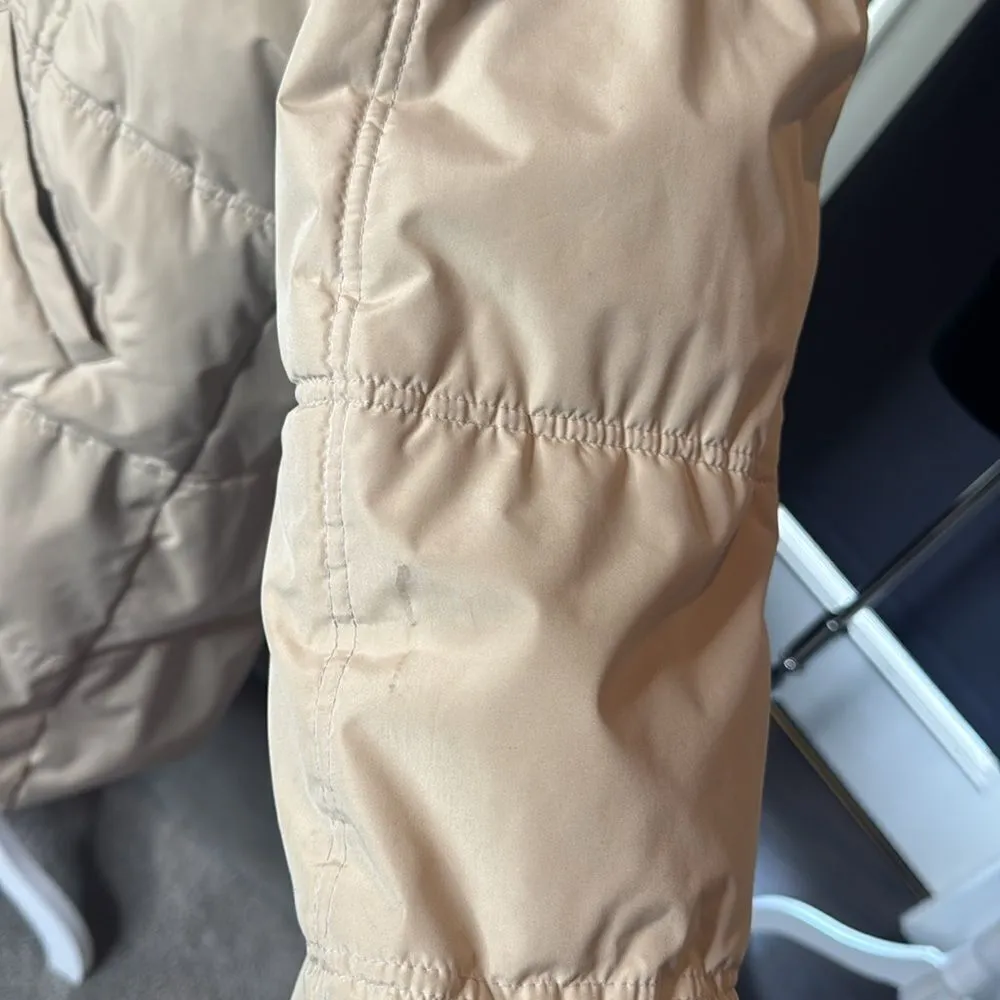 Vintage Beige Hooded Puffer Coat 725 Originals Mid Length Size EU44 (L/XL) *READ - Image 14