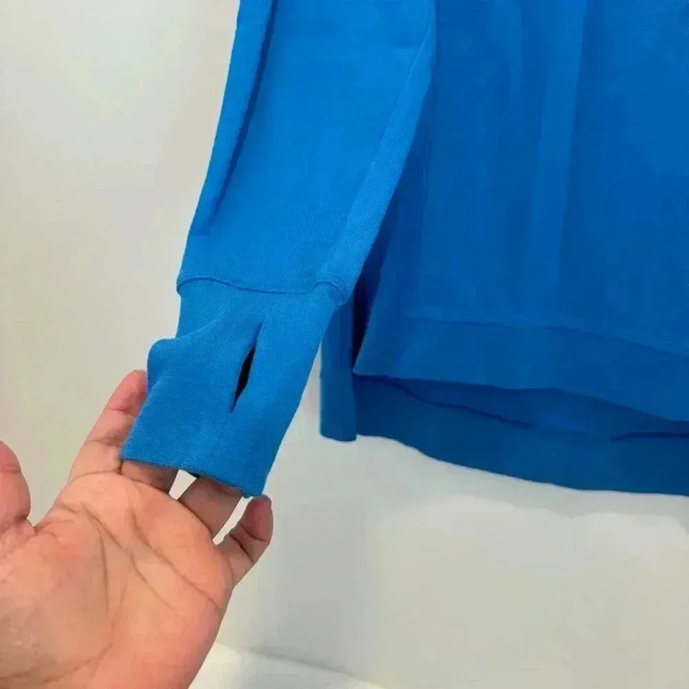 SWEATY BETTY Long Sleeve Terry Layering Sweatshirt Size XS Oversized Relaxed - Image 3