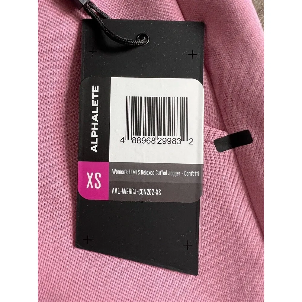 ALPHALETE WOMEN'S ELMTS RELAXED CUFFED JOGGER (CONFETTI) XS - Image 5