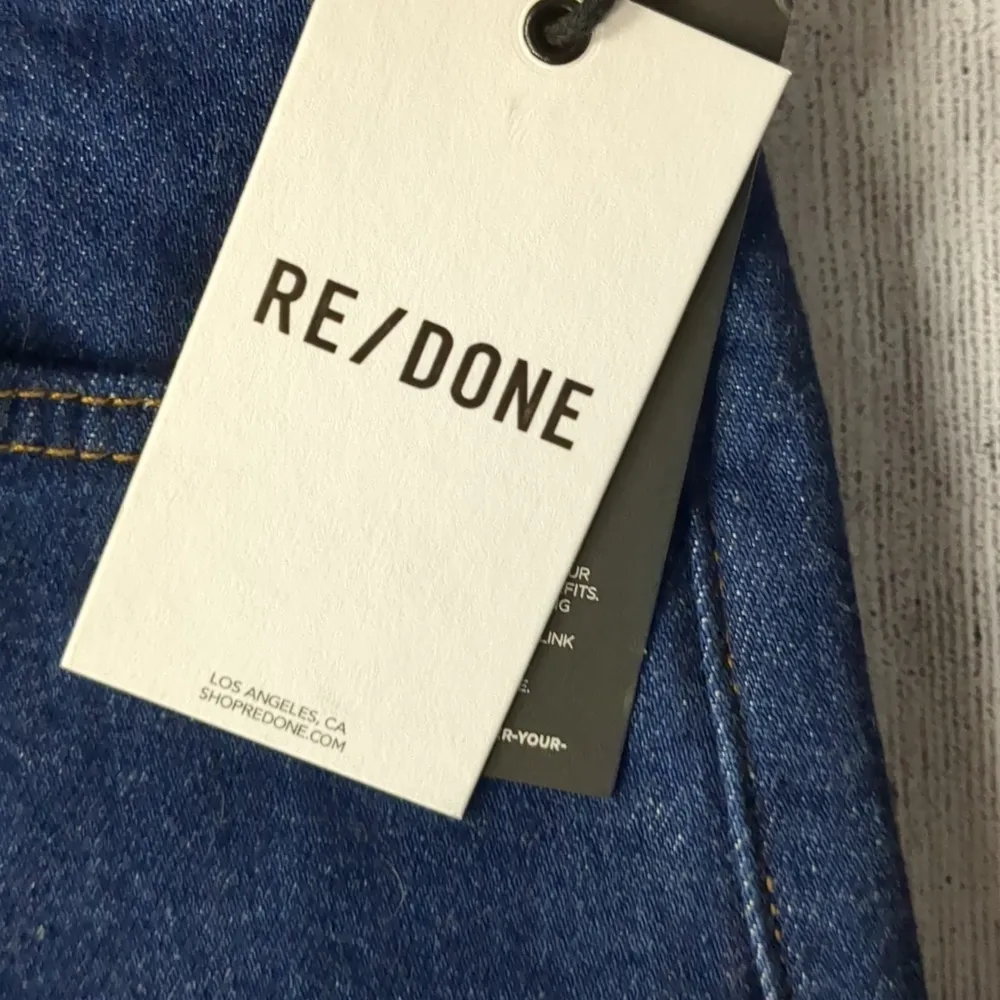 Re/done super high drainpipe rigid like jeans size 32 - Image 5