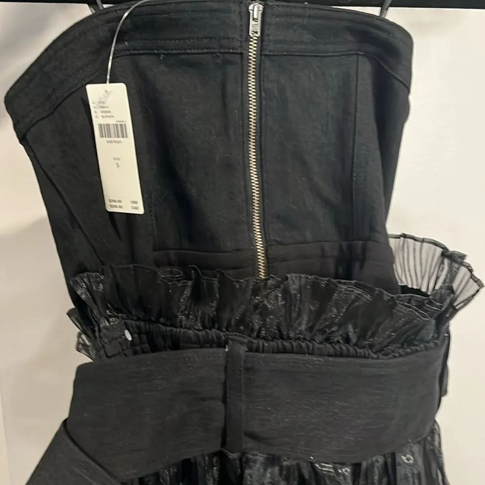 Anthropologie NWT Pilcro Strapless Bodysuit & Sheer Skirt-  S - Image 10