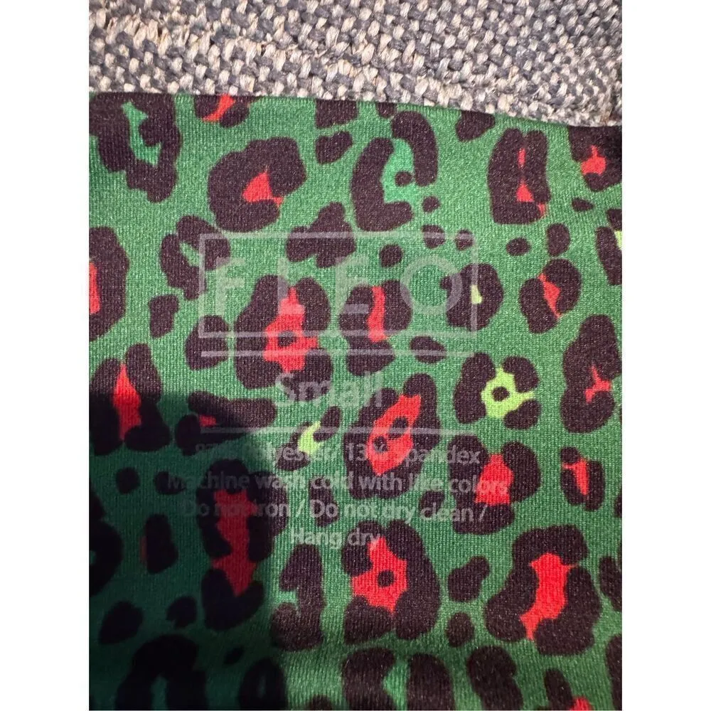 FLEO Mean One Shorts (Apex Contour) new without tags size small red green black - Image 5