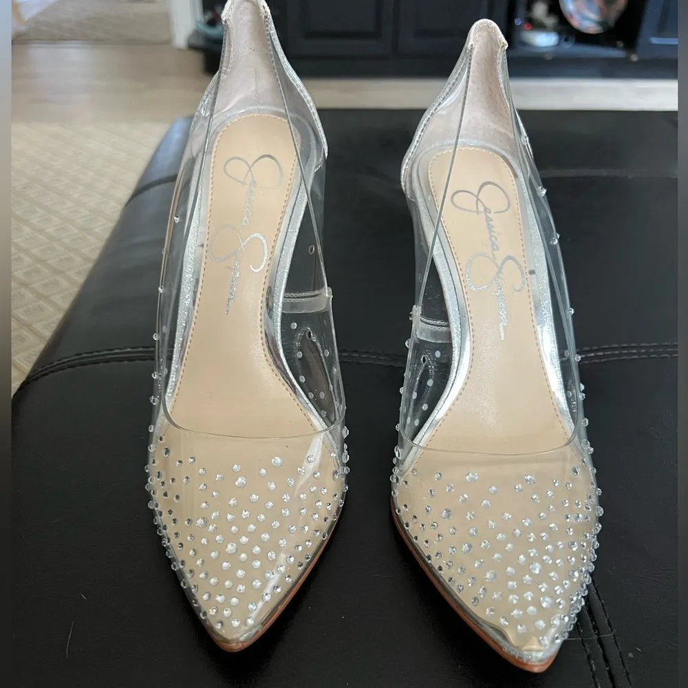 Jessica Simpson Pixera 3 Embellished Stiletto Pointed Toe Heel size 6 - Image 8