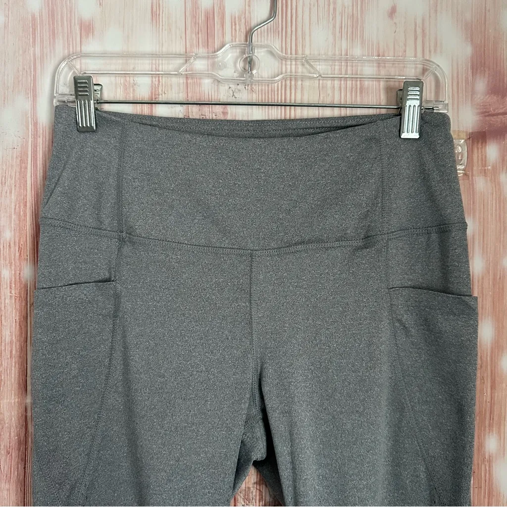 Member's Mark Ladies Everyday Gray Perforated Hi Rise Ankle Leggings Size Large - Image 5