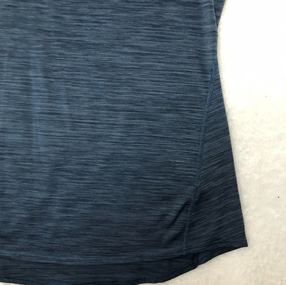 Athleta Blue Shadow Stripe Racerback Activewear Tank Top Size Extra Small - Image 6