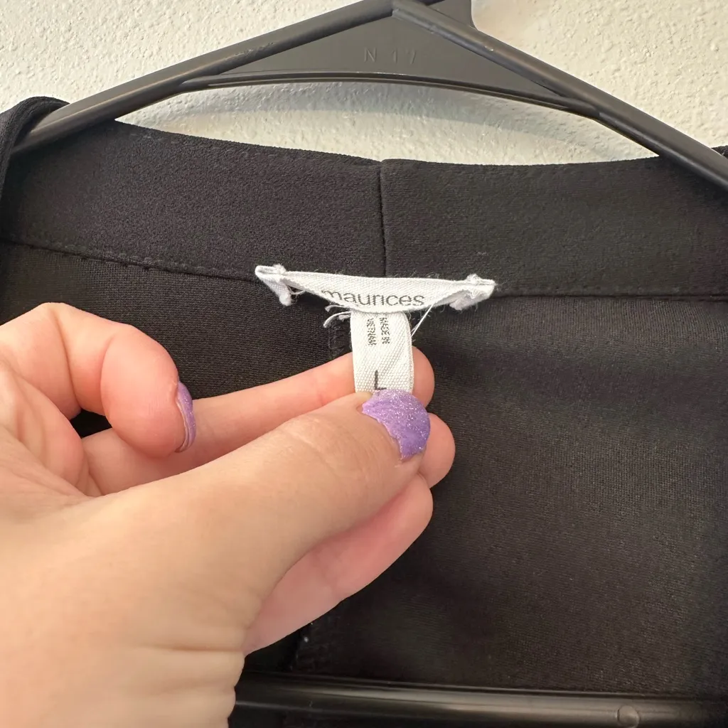 Maurice's Maurice’s Ever Go Blazer Black - Image 5