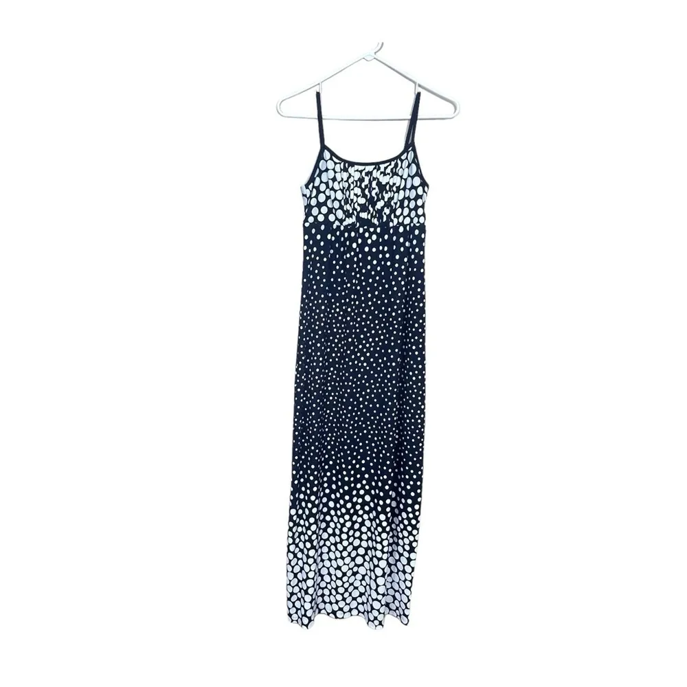 EnFocus Studio Maxi Dresses Size 4 Black White Polka Dot Cocktail Casual - Image 8