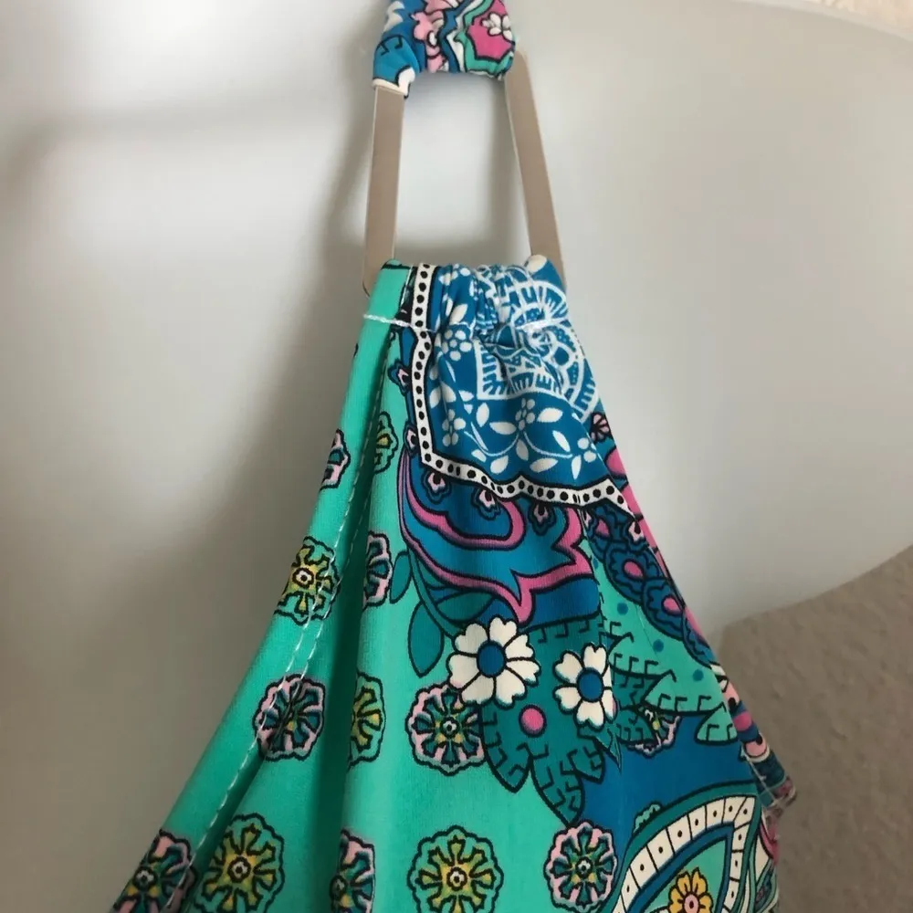 Spanx Slimming Paisley Wave Love Your Assets Floral Teal One Piece Swimsuit - Image 3