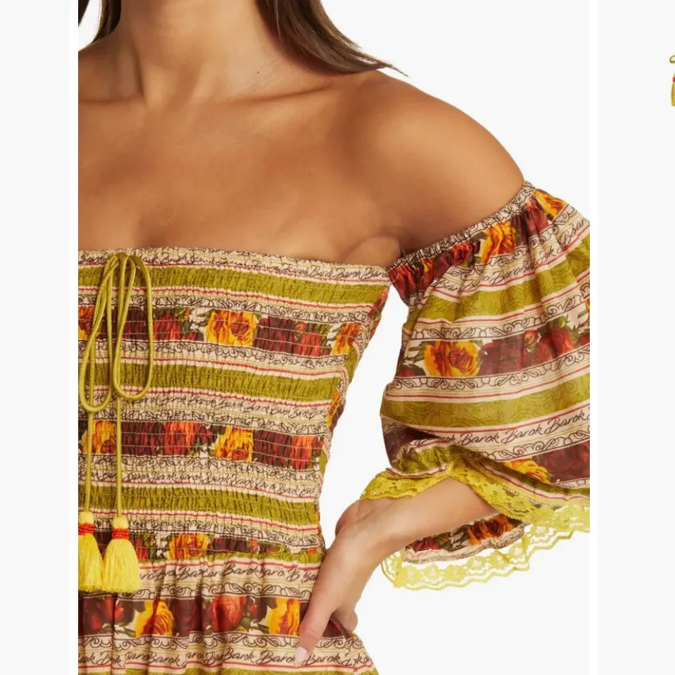 NWT Anthropology Barok Paris Puff Sleeve‎ Dress size Small $199 - Image 4