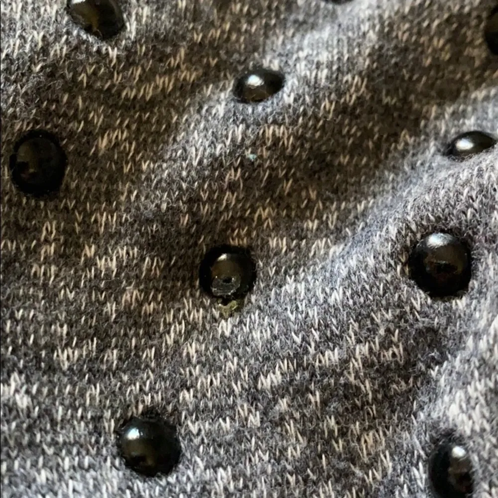 Gray Sweatshirt With Studs by tresics Size Large - Image 5