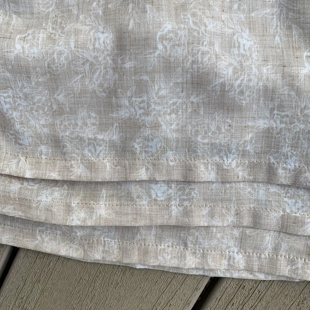 Hem& Thread Cotton Dress Spaghetti Strap Crochet Lace Sundress Womens Small - Image 6