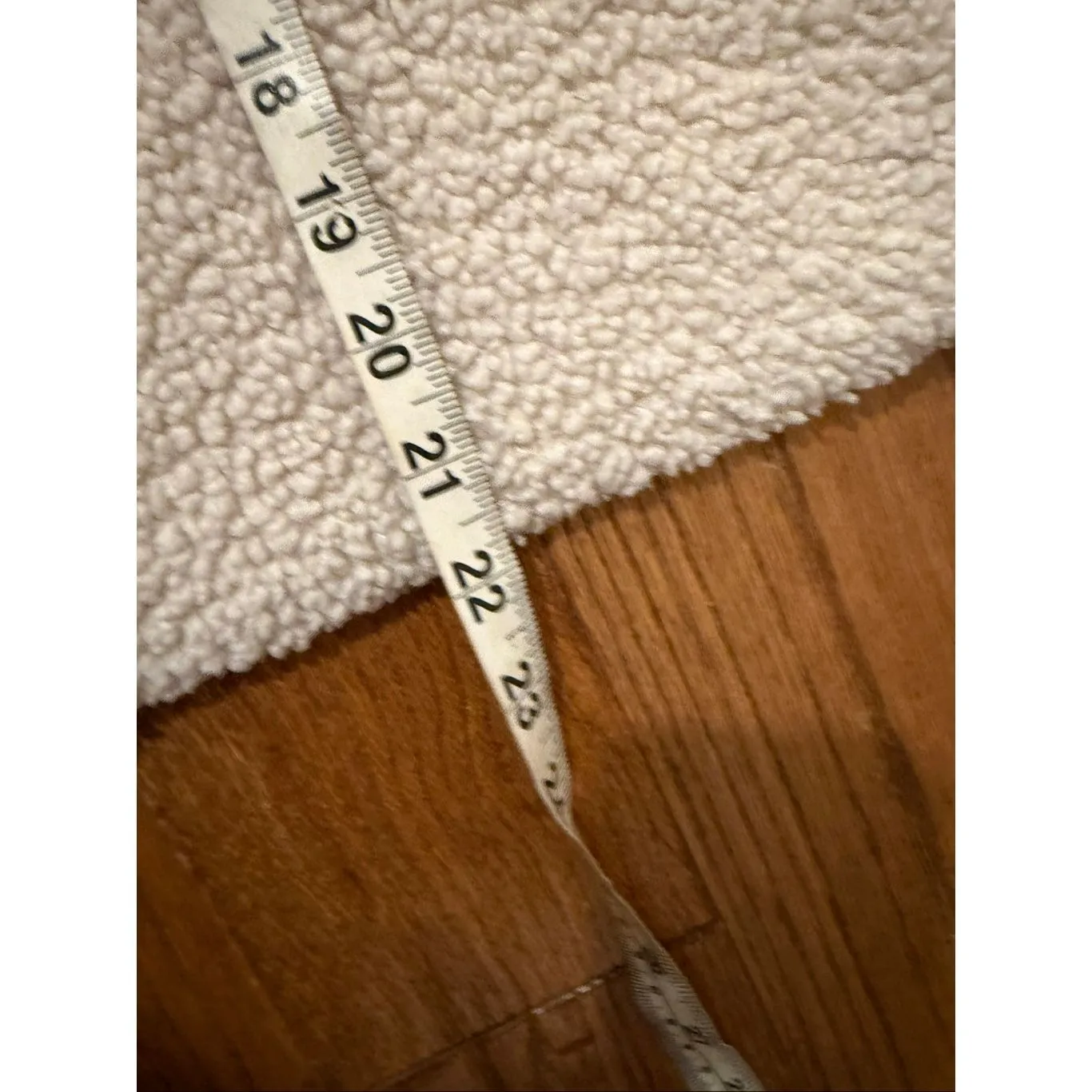 American Eagle Sherpa crewneck cozy sweater taupe size small - Image 8