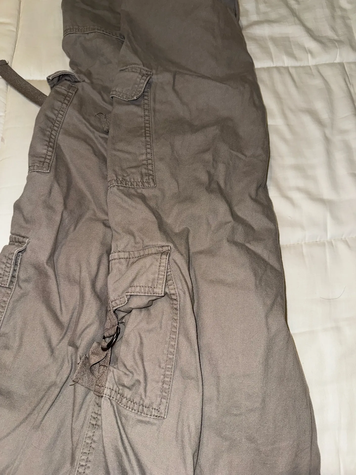 Grey Cargo Pants  - Image 4