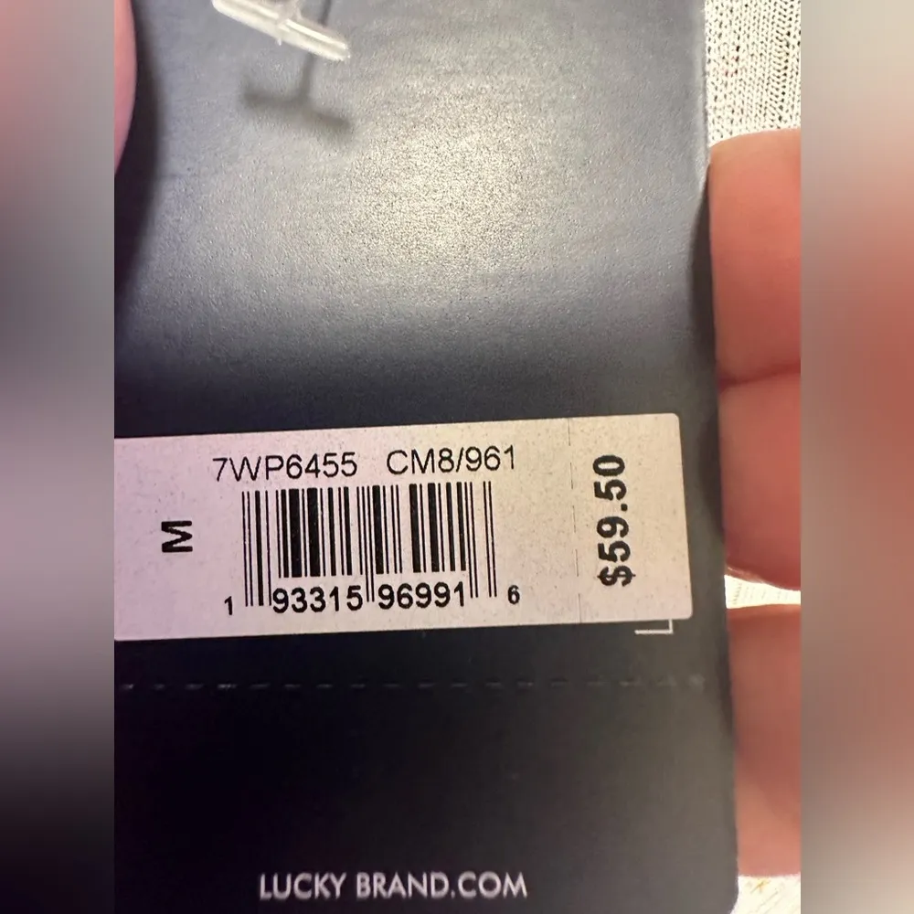 calico floral vneck tie long sleeve top - Image 5