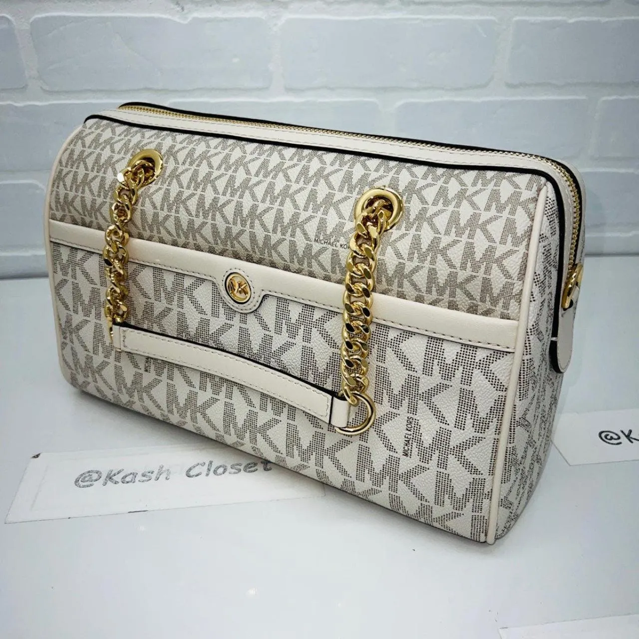 VanillaCream Blaire Medium Satchel Bag - Image 3