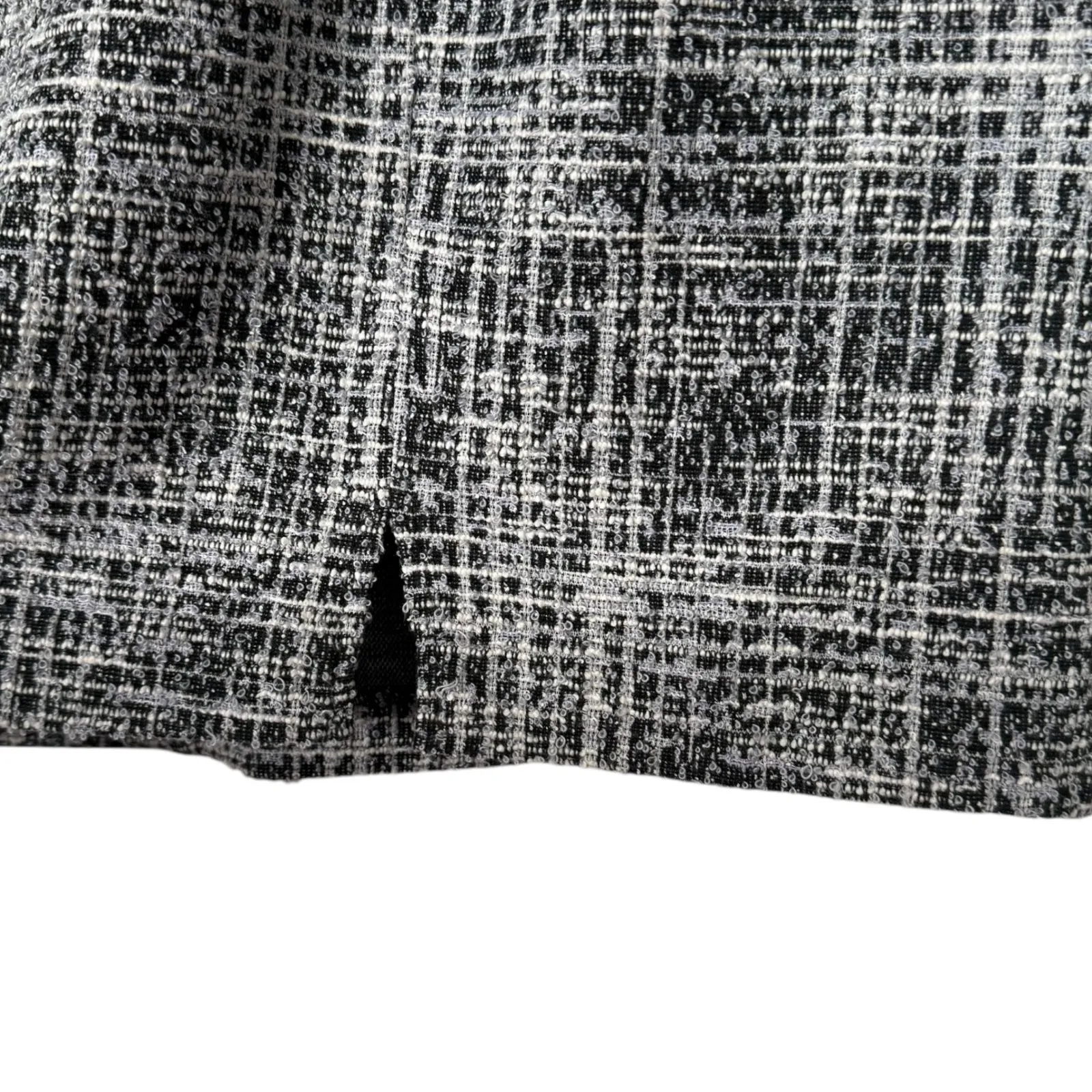 Lane Bryant Plus Size 24 Tweed Short Skirt Office Siren Woven Monochrome‎ NEW - Image 9