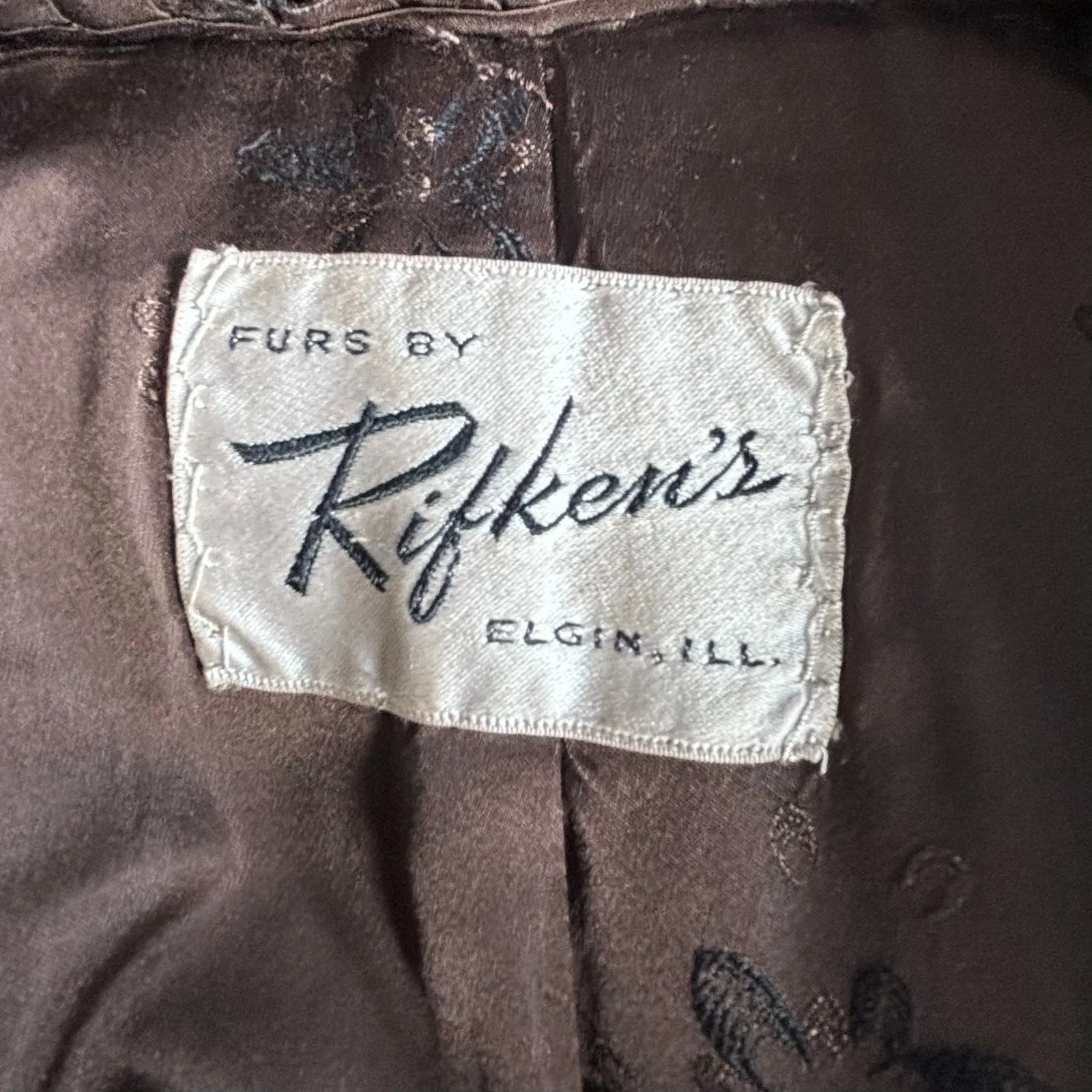 Vintage 1950s Dark Brown Mink Fur Coat Satin Lined Mid Century Luxe Evening Size M - Image 11