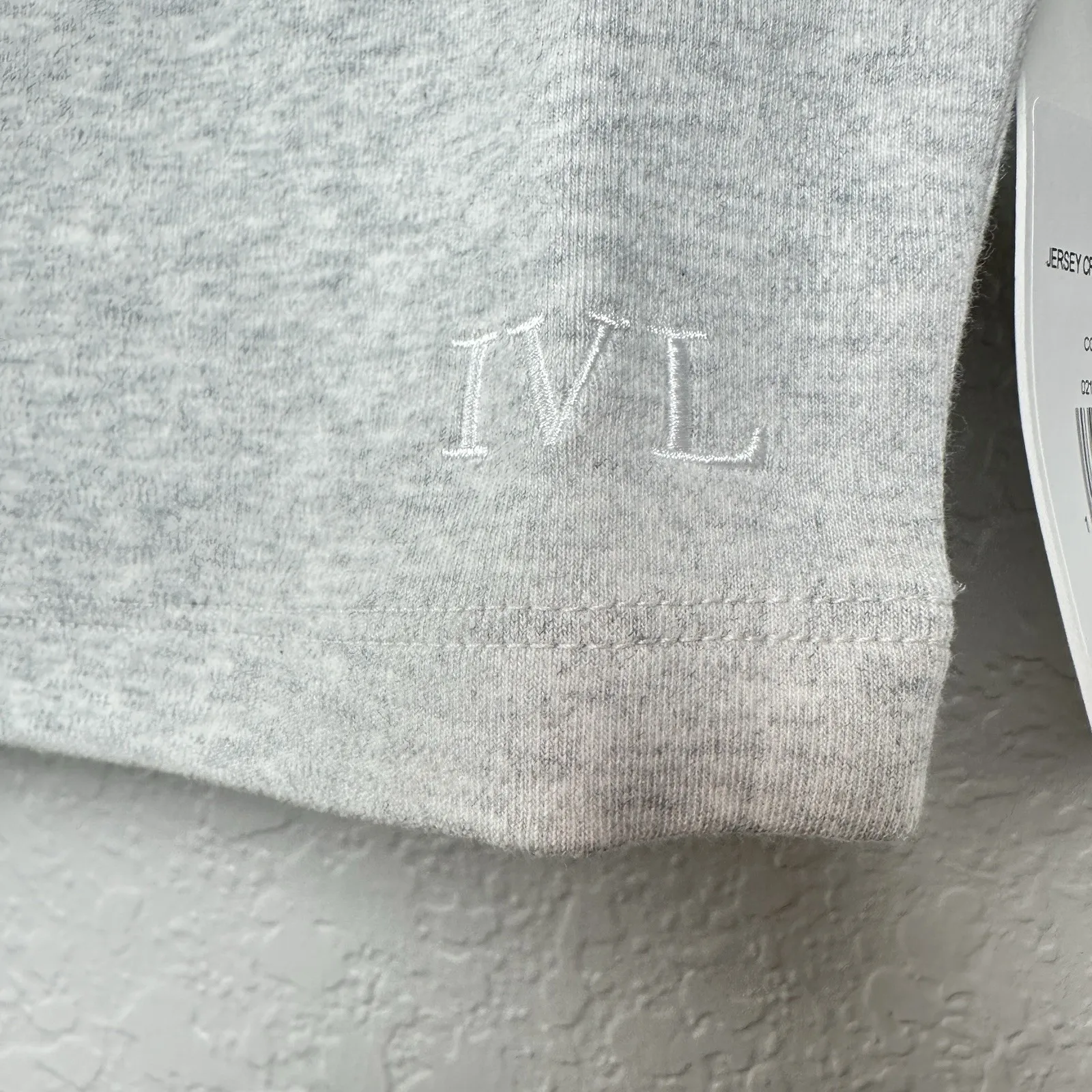 NWT IVL Collective Cotton Jersey Cropped Top Womens Heather‎ Gray Small Athletic - Image 6