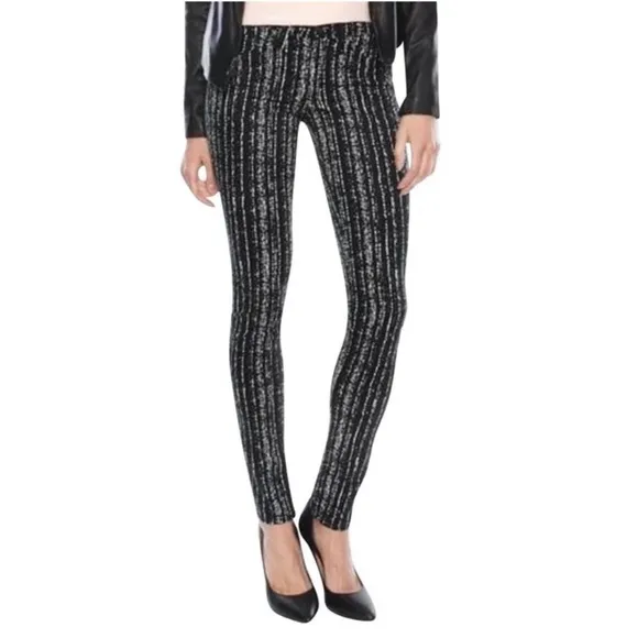 Rag & Bone Jeans - Legging Barcode Printed Knit Pants - Image 10
