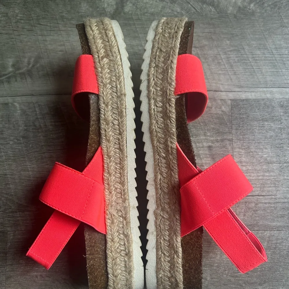 Madden Girl Cybell neon espadrille elastic sandals 8 - Image 6