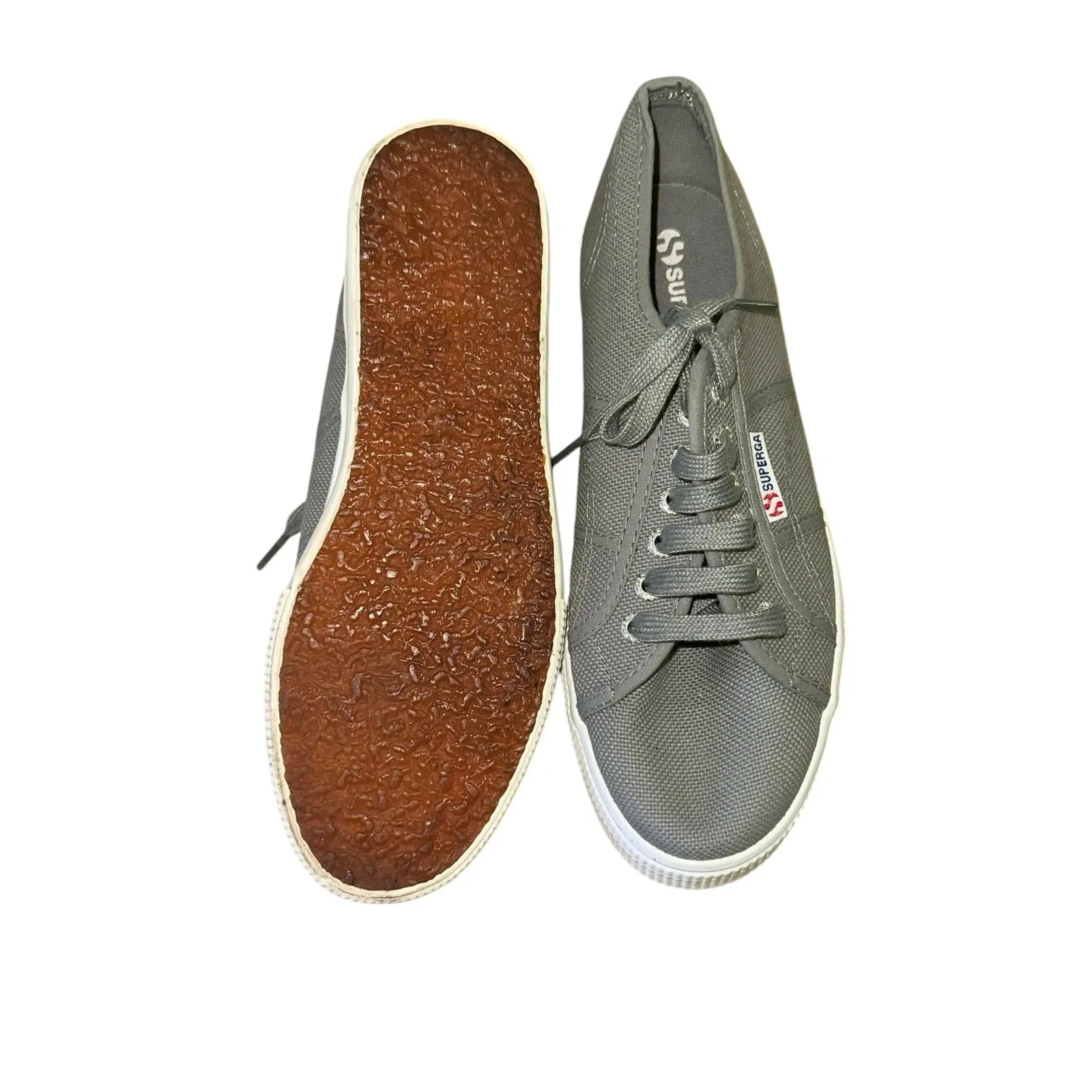 Superga 2790 Gray Platform Sneakers - Image 7