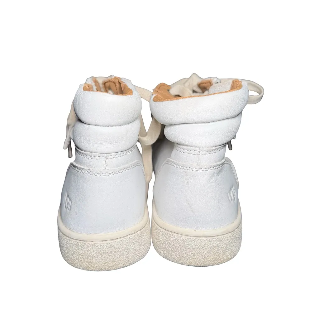 UGG Australia Olive Leather High Top Lace Up Sneakers Shoes Trainers Size  7.5 - Image 6