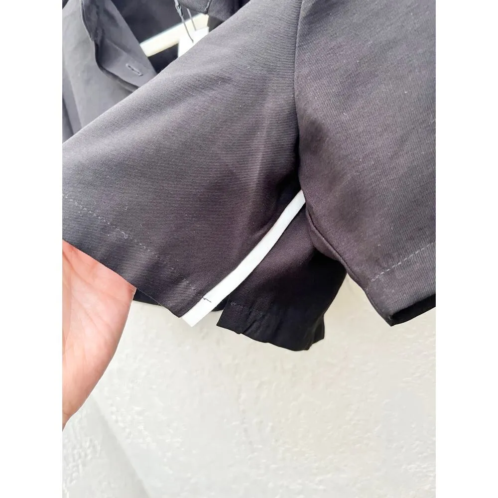 NWT Nonchalant Label Caja Crop Top & Fabi Pants Set of 2 Black Women's Size XS - Image 5