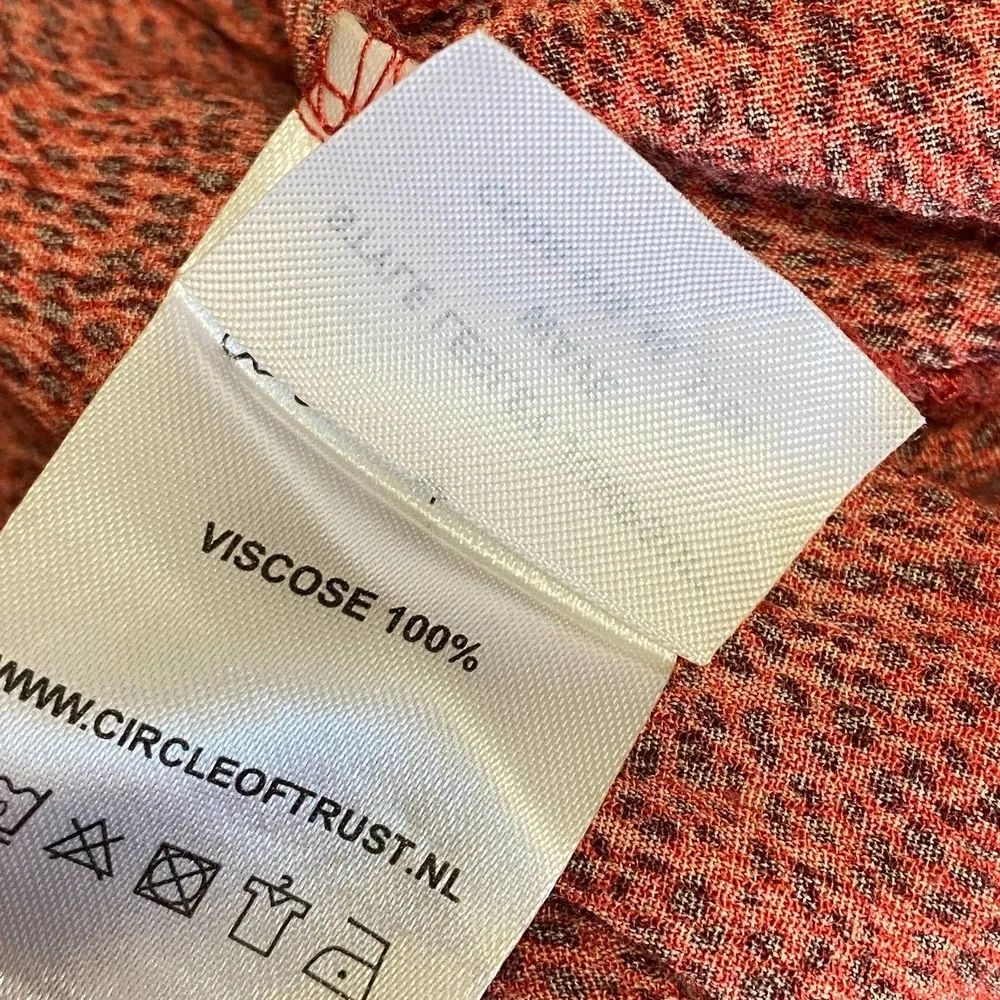 Circle of Trust Lesley Red Floral Print Sleeveless Jumpsuit Women's Size Small S - Image 12