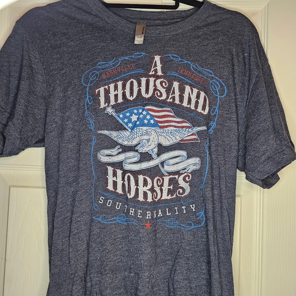 A Thousand Horses Southernality Country Rock Band Tee - Image 2