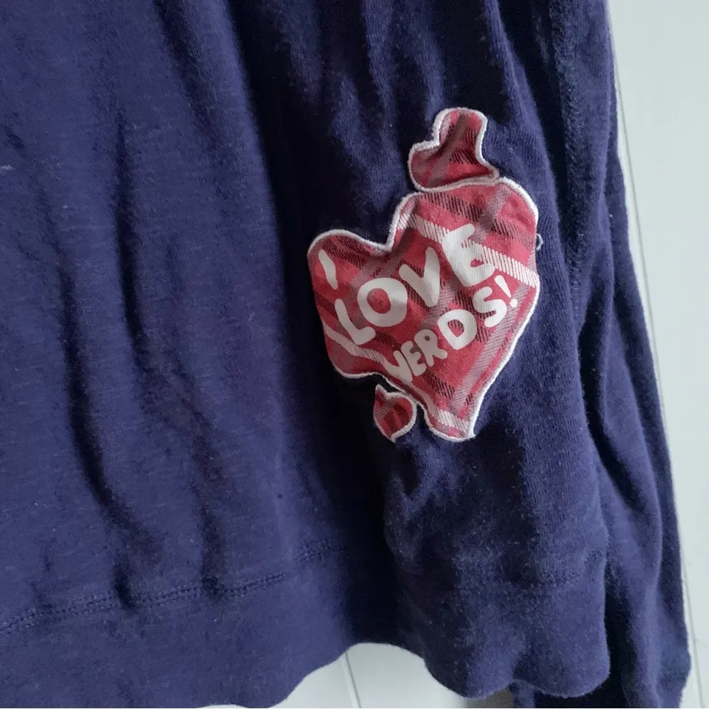 DISNEY Walt Disney Parks Mickey Plaid Nerd Graphic TShirt Hoodie L - Image 3