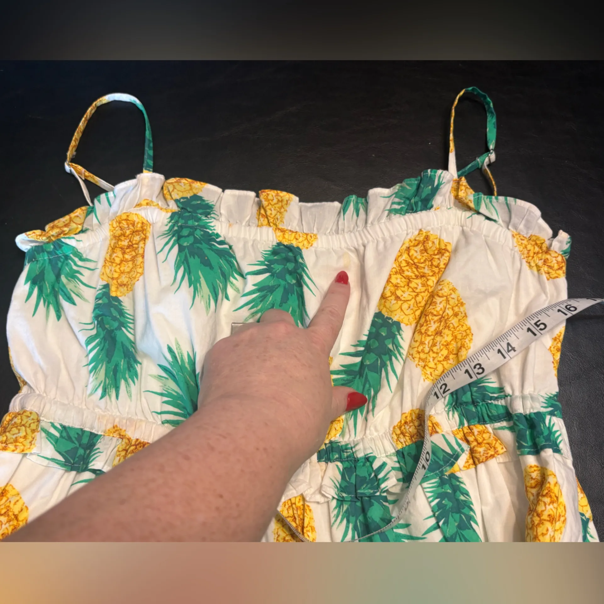 J. Crew Pineapple Print 100% cotton Dress size 6 * - Image 14