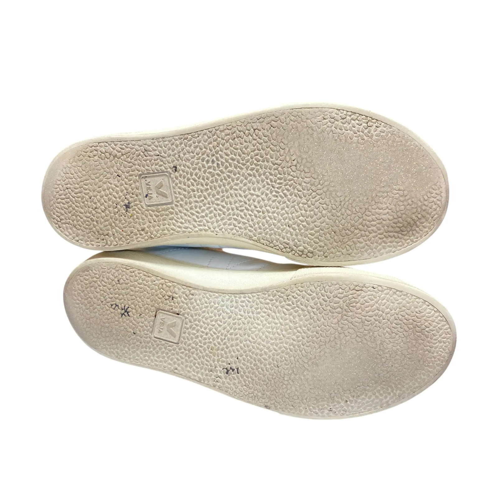 Veja Esplar Women White Leather Lace Up Low Top Athletic Sneakers Shoes Size 9.5 - Image 4