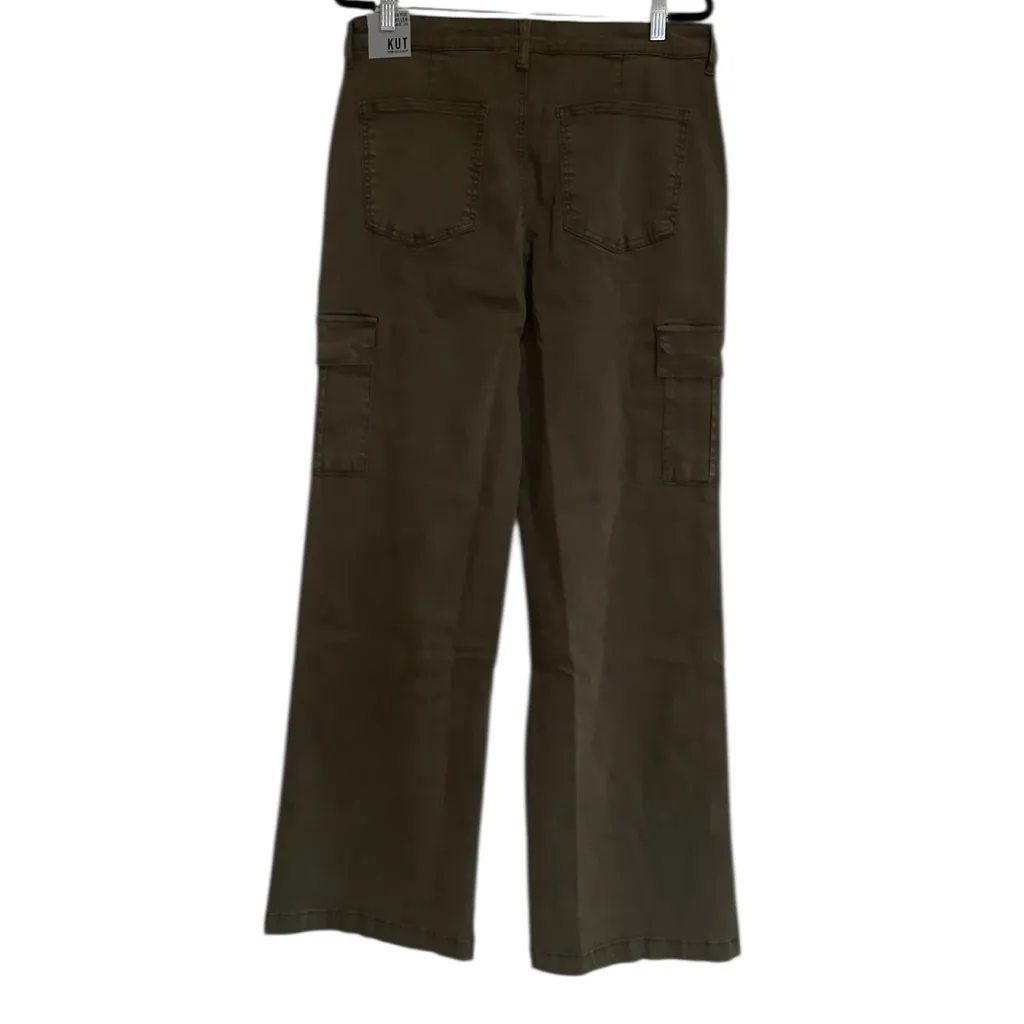 NWT Kut FRom The Kloth X Nordstrom MILLER HIGH RISE-WIDE LEG PANT W/ CARGO PKTS - Image 7