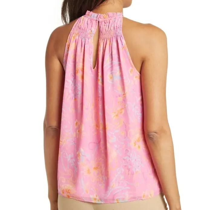 Ramy Brook Harlie Paisley Halter Neck Tank Top - Image 2